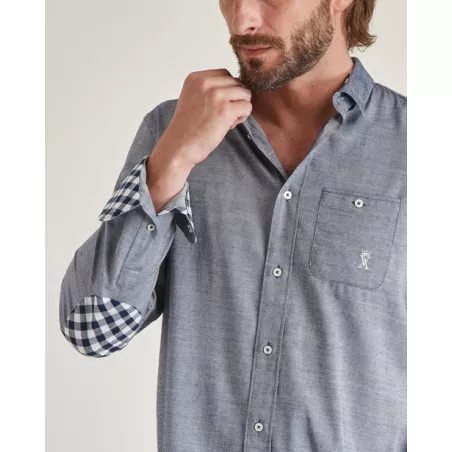 CHEMISE REGULAR À COUDIÈRES