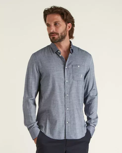 CHEMISE REGULAR À COUDIÈRES