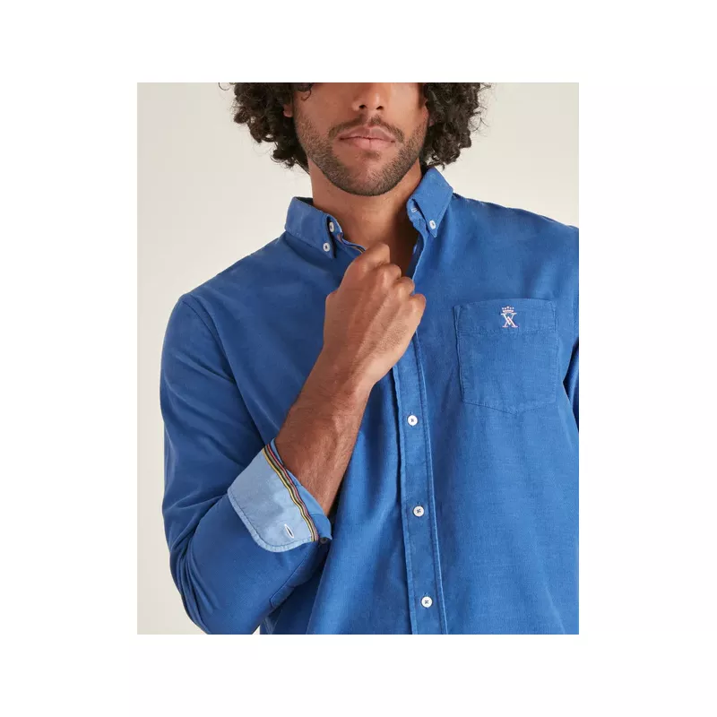 CHEMISE REGULAR EN VELOURS