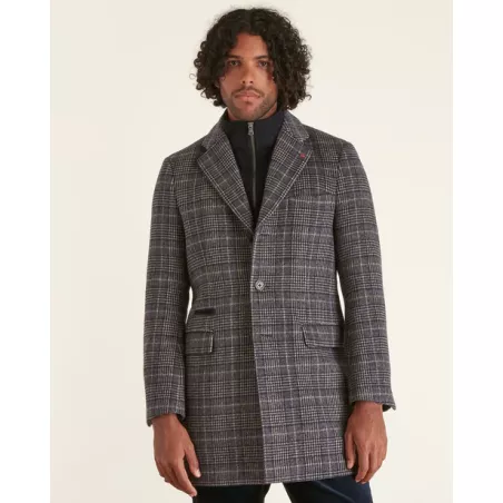 MANTEAU À CARREAUX