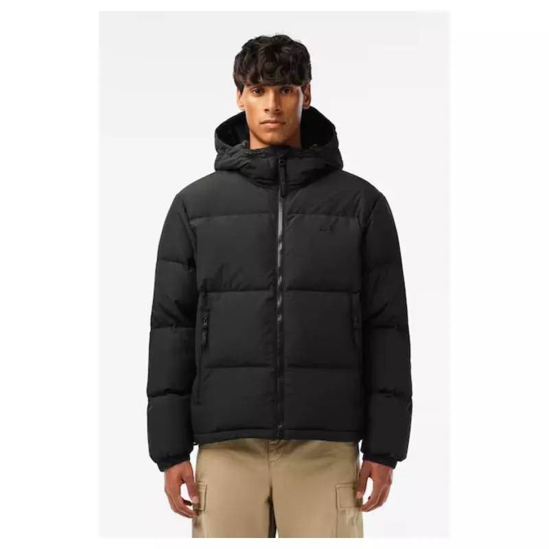 DOUDOUNE COURTE HOMME LACOSTE MATELASSÉE DÉPERLANTE