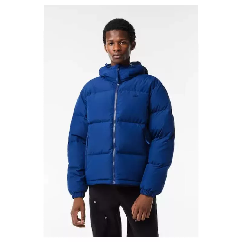 DOUDOUNE COURTE HOMME LACOSTE MATELASSÉE DÉPERLANTE
