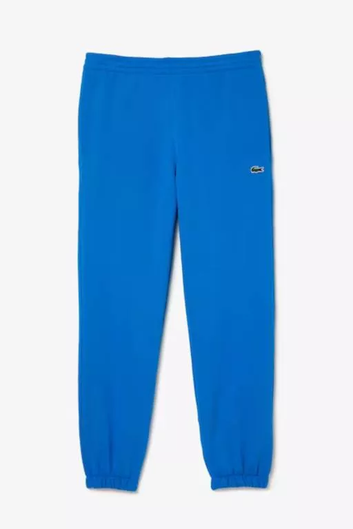 PANTALON DE SURVETEMENT JOGGER HOMME LACOSTE EN MOLLETON GRATTE