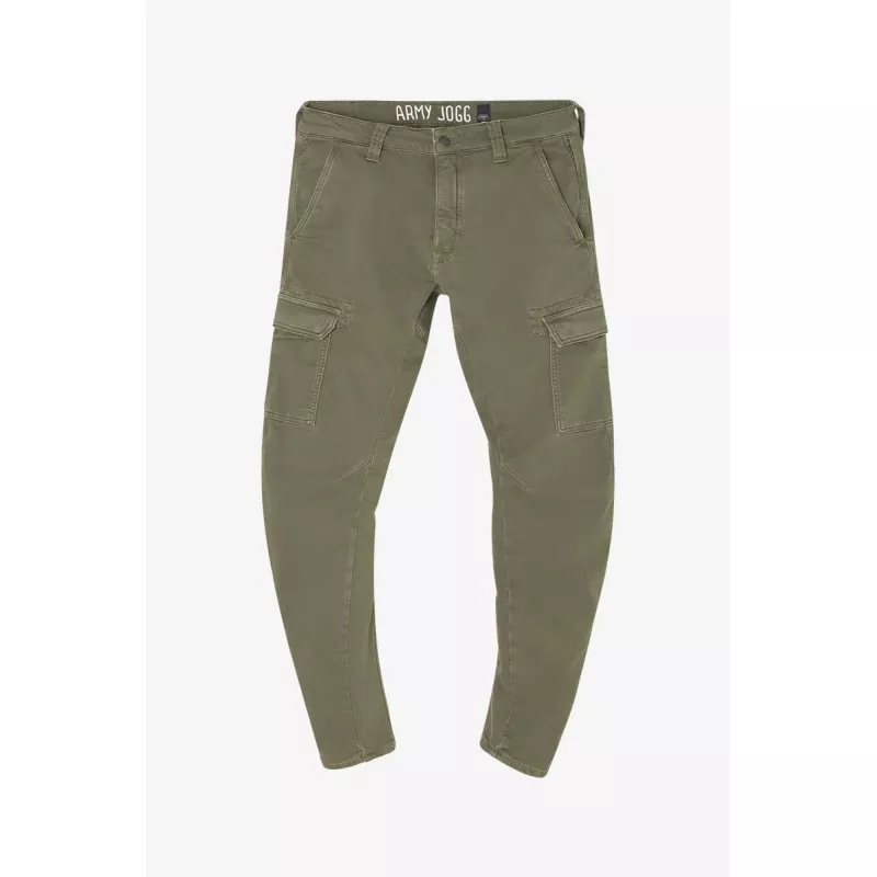 Koge Army Jogg tapered arqué kaki