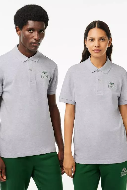 POLO MINI PIQUÉ STRETCH IMPRIMÉ SIGNATURE LACOSTE