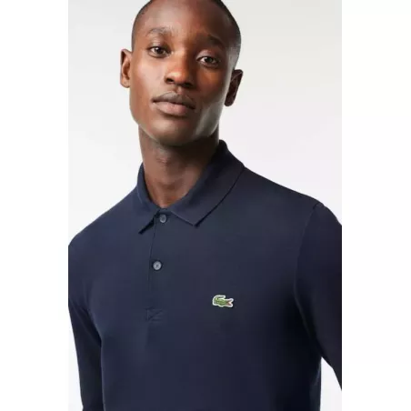 POLO REGULAR FIT COTON POLYESTER MANCHES LONGUES