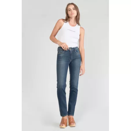 Jeans pulp regular taille haute bleu N°1