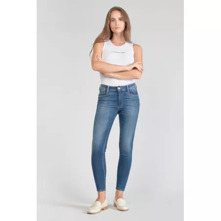 Jeans pulp slim Kirr taille haute 7/8ème bleu N°3