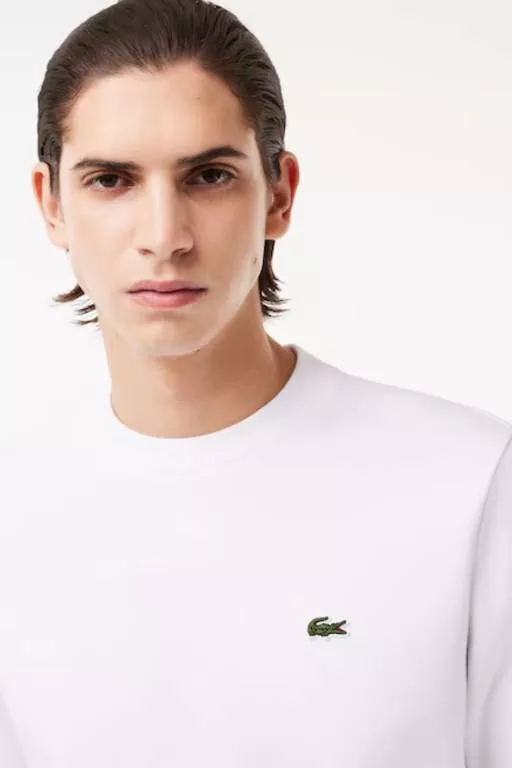 SWEATSHIRT JOGGER HOMME LACOSTE EN MOLLETON GRATTÉ DE COTON BIOLOGIQUE