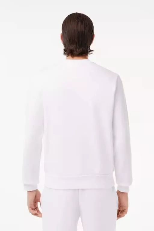 SWEATSHIRT JOGGER HOMME LACOSTE EN MOLLETON GRATTÉ DE COTON BIOLOGIQUE