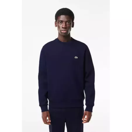 SWEATSHIRT JOGGER HOMME LACOSTE EN MOLLETON GRATTÉ DE COTON BIOLOGIQUE