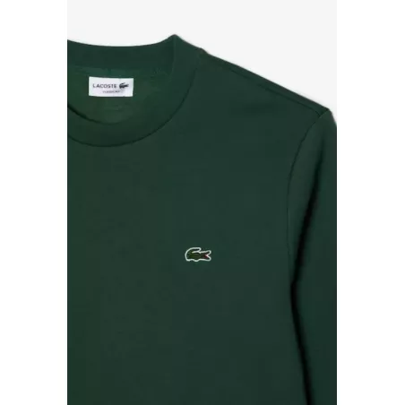 SWEATSHIRT JOGGER HOMME LACOSTE EN MOLLETON GRATTÉ DE COTON BIOLOGIQUE