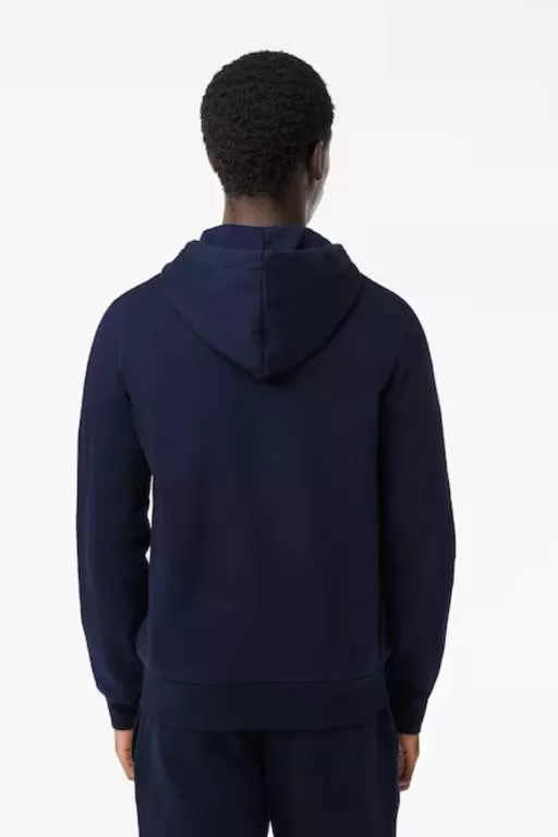 SWEATSHIRT JOGGER ZIPPÉ HOMME EN MOLLETON LACOSTE AVEC POCHE KANGOUROU