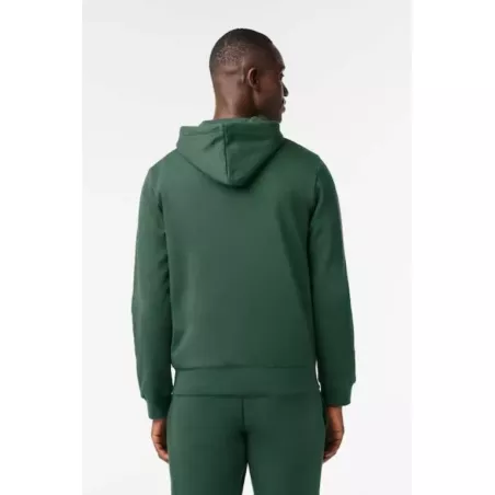 SWEATSHIRT JOGGER ZIPPÉ HOMME EN MOLLETON LACOSTE AVEC POCHE KANGOUROU