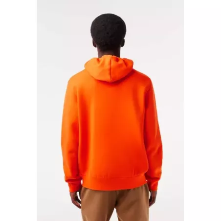 SWEATSHIRT JOGGER ZIPPÉ HOMME EN MOLLETON LACOSTE AVEC POCHE KANGOUROU