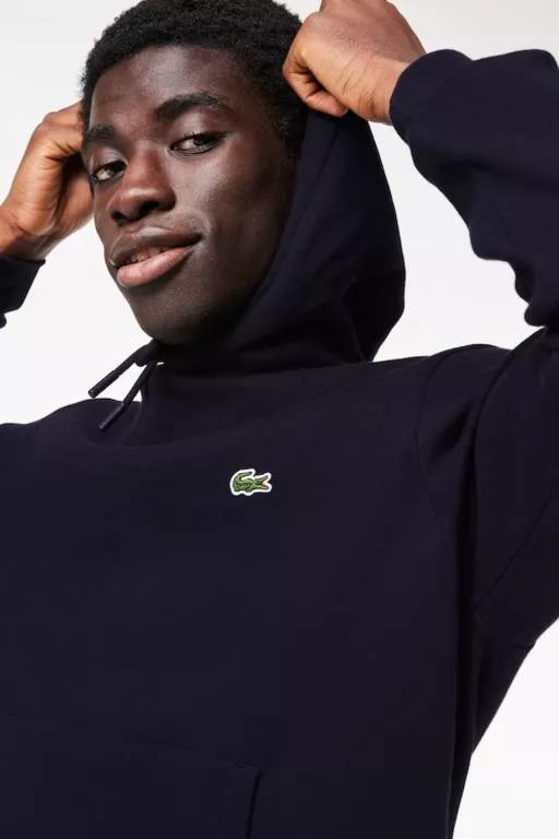 SWEATSHIRT À CAPUCHE JOGGER HOMME LACOSTE EN COTON BIOLOGIQUE