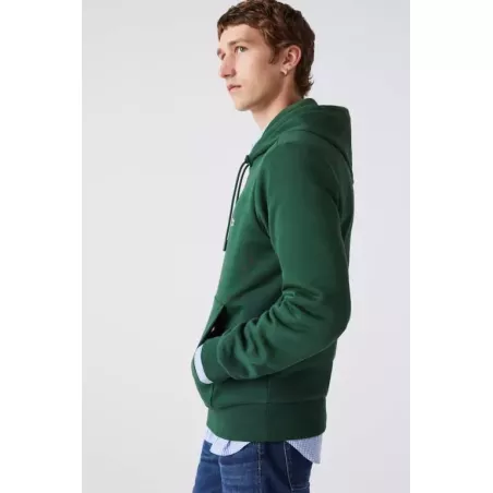 SWEATSHIRT À CAPUCHE JOGGER HOMME LACOSTE EN COTON BIOLOGIQUE