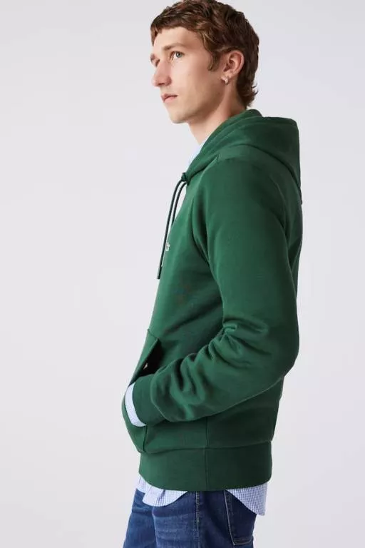 SWEATSHIRT À CAPUCHE JOGGER HOMME LACOSTE EN COTON BIOLOGIQUE