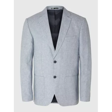 COUPE CLASSIQUE EN LIN MÉLANGÉ BLAZER