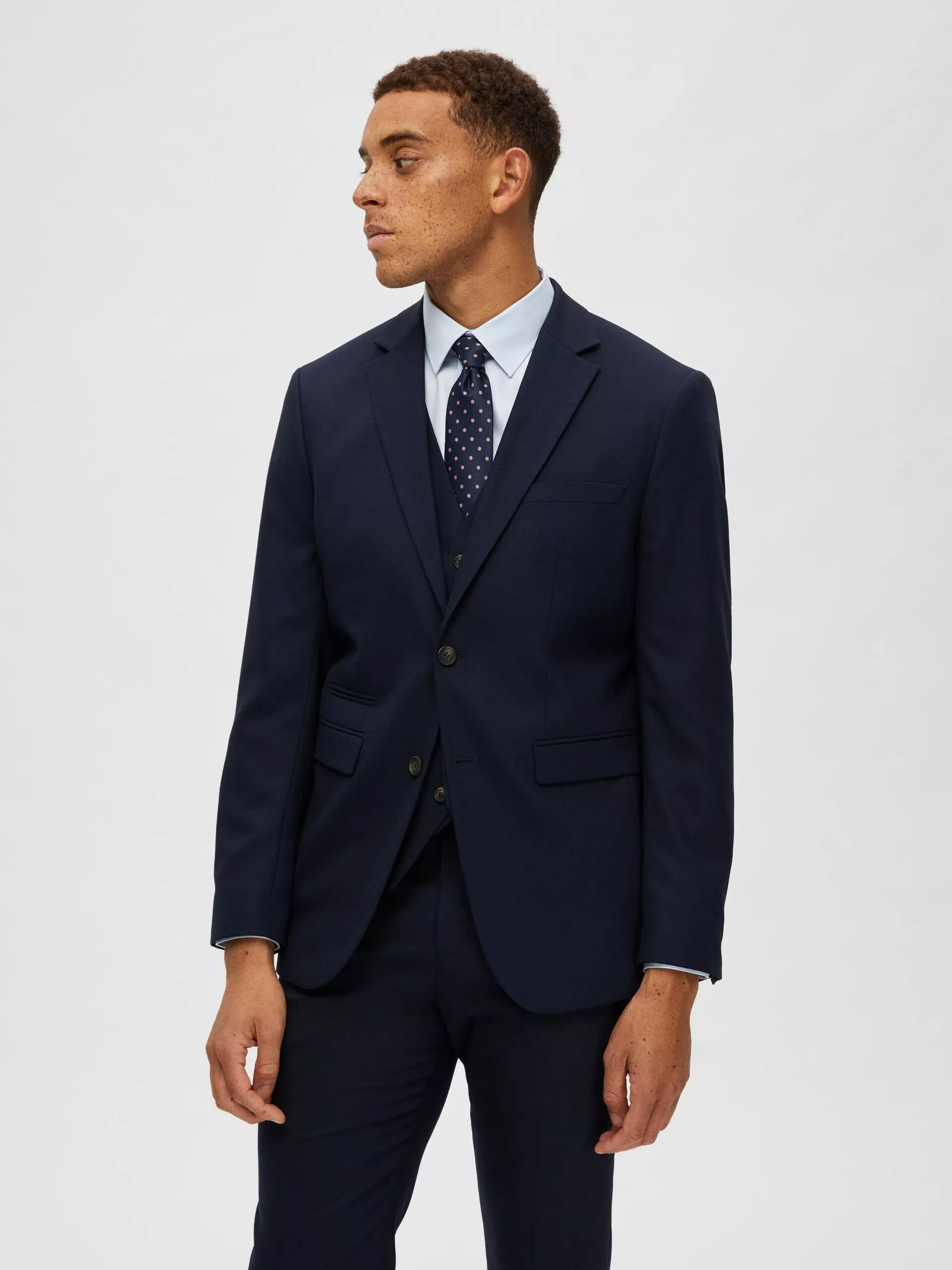 TISSÉ EN LAINE MÉLANGÉE BLAZER