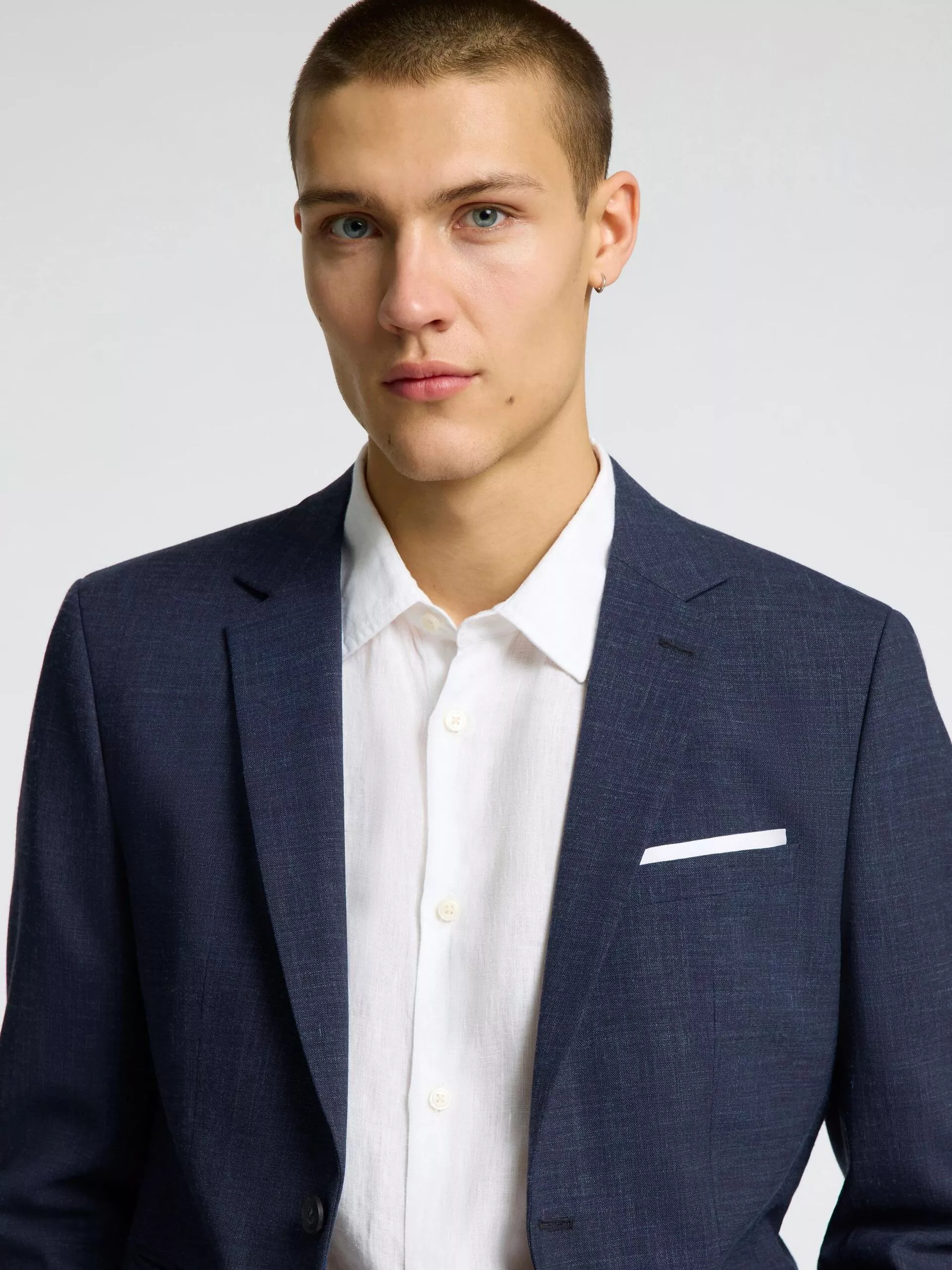 COUPE SLIM BLAZER À SIMPLE BOUTONNAGE