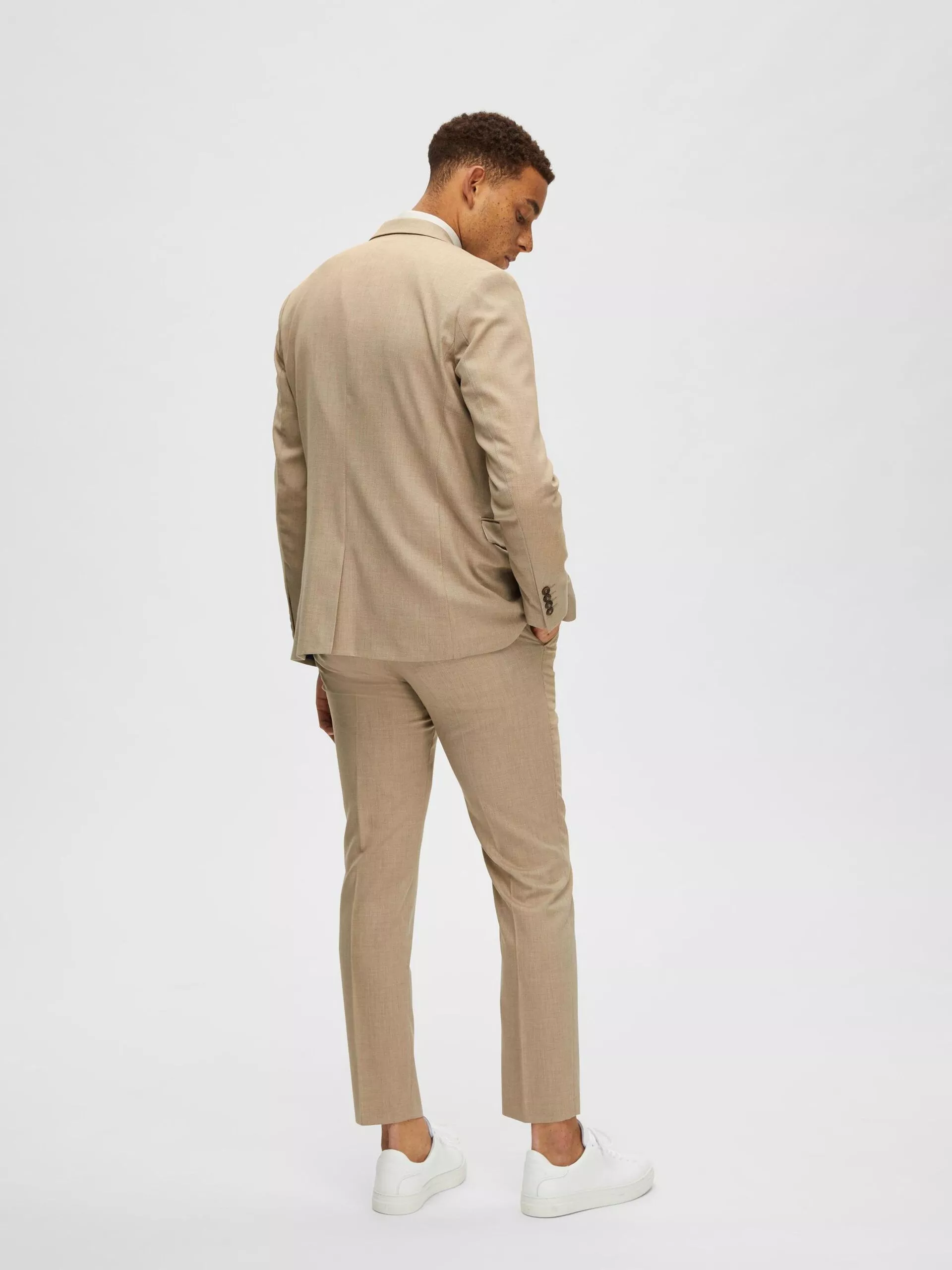 TISSÉ EN LAINE MÉLANGÉE BLAZER