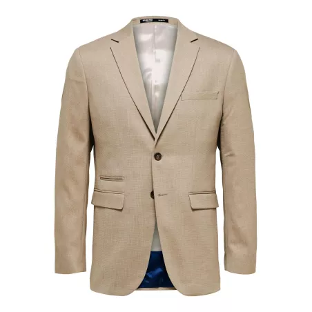TISSÉ EN LAINE MÉLANGÉE BLAZER