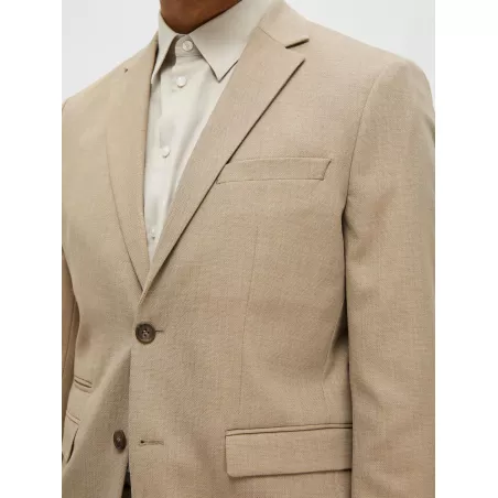 TISSÉ EN LAINE MÉLANGÉE BLAZER