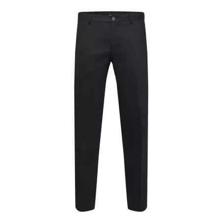 TISSÉ EN LAINE MÉLANGÉE PANTALON