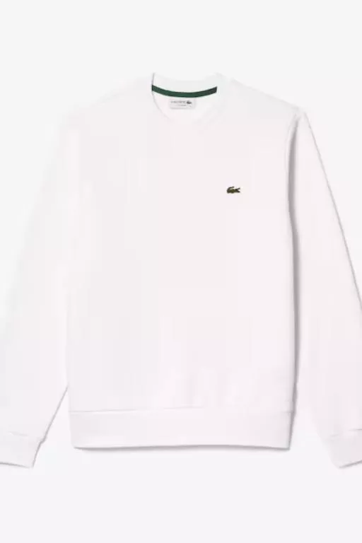 SWEATSHIRT JOGGER HOMME LACOSTE EN MOLLETON GRATTÉ DE COTON BIOLOGIQUE