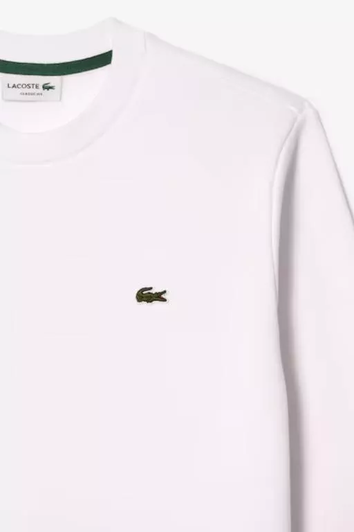 SWEATSHIRT JOGGER HOMME LACOSTE EN MOLLETON GRATTÉ DE COTON BIOLOGIQUE