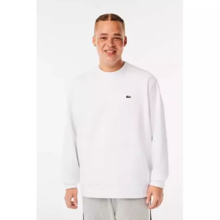 SWEATSHIRT JOGGER HOMME LACOSTE EN MOLLETON GRATTÉ DE COTON BIOLOGIQUE