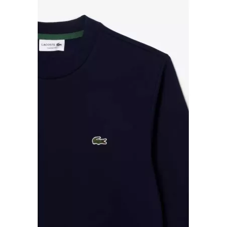 SWEATSHIRT JOGGER HOMME LACOSTE EN MOLLETON GRATTÉ DE COTON BIOLOGIQUE