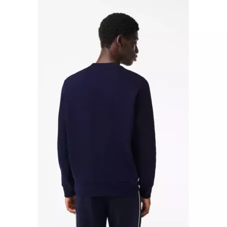 SWEATSHIRT JOGGER HOMME LACOSTE EN MOLLETON GRATTÉ DE COTON BIOLOGIQUE