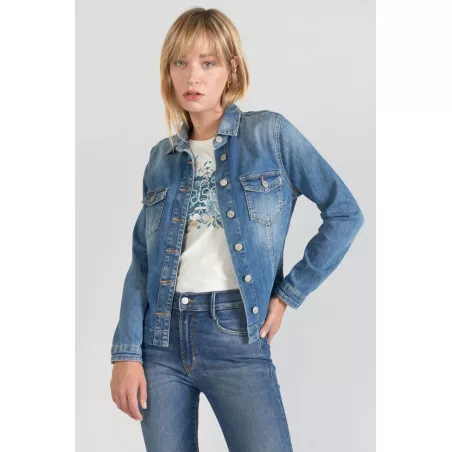 Veste en jeans bleu Lilly