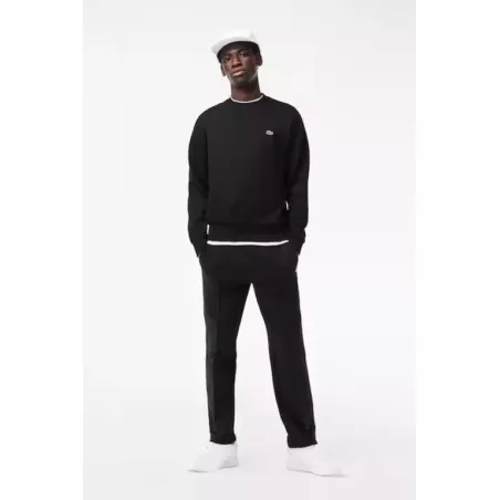 SWEATSHIRT JOGGER HOMME LACOSTE EN MOLLETON GRATTÉ DE COTON BIOLOGIQUE