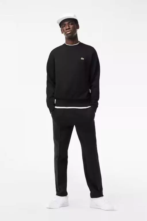 SWEATSHIRT JOGGER HOMME LACOSTE EN MOLLETON GRATTÉ DE COTON BIOLOGIQUE