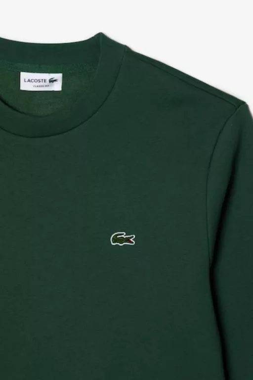 SWEATSHIRT JOGGER HOMME LACOSTE EN MOLLETON GRATTÉ DE COTON BIOLOGIQUE