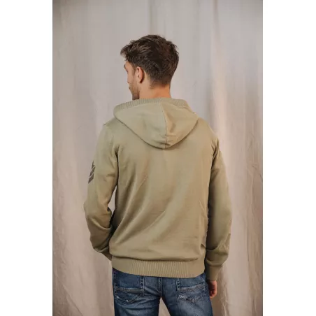 Lyam Conwy Cardigan Zippé à Capuche