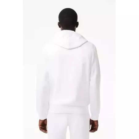 SWEATSHIRT JOGGER ZIPPÉ HOMME EN MOLLETON LACOSTE AVEC POCHE KANGOUROU