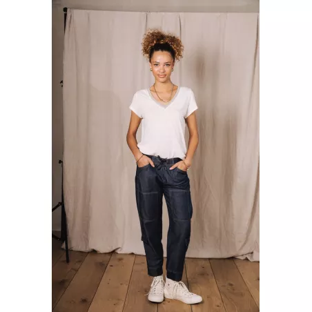 Celine Denim Pantalon Cargo
