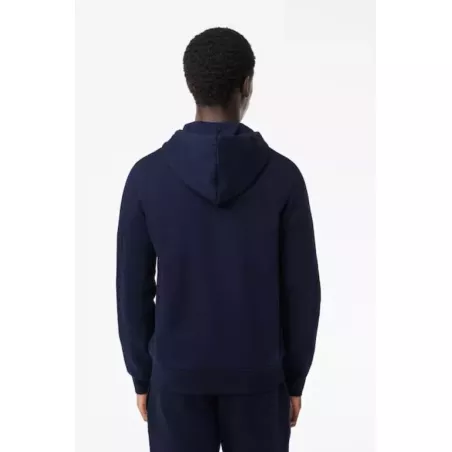 SWEATSHIRT JOGGER ZIPPÉ HOMME EN MOLLETON LACOSTE AVEC POCHE KANGOUROU