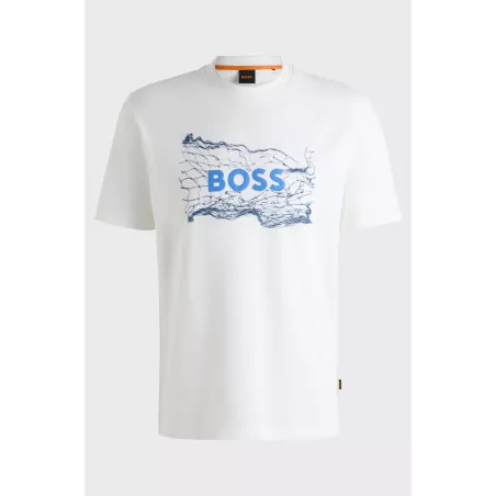 T-shirt en jersey de coton avec logo artistique