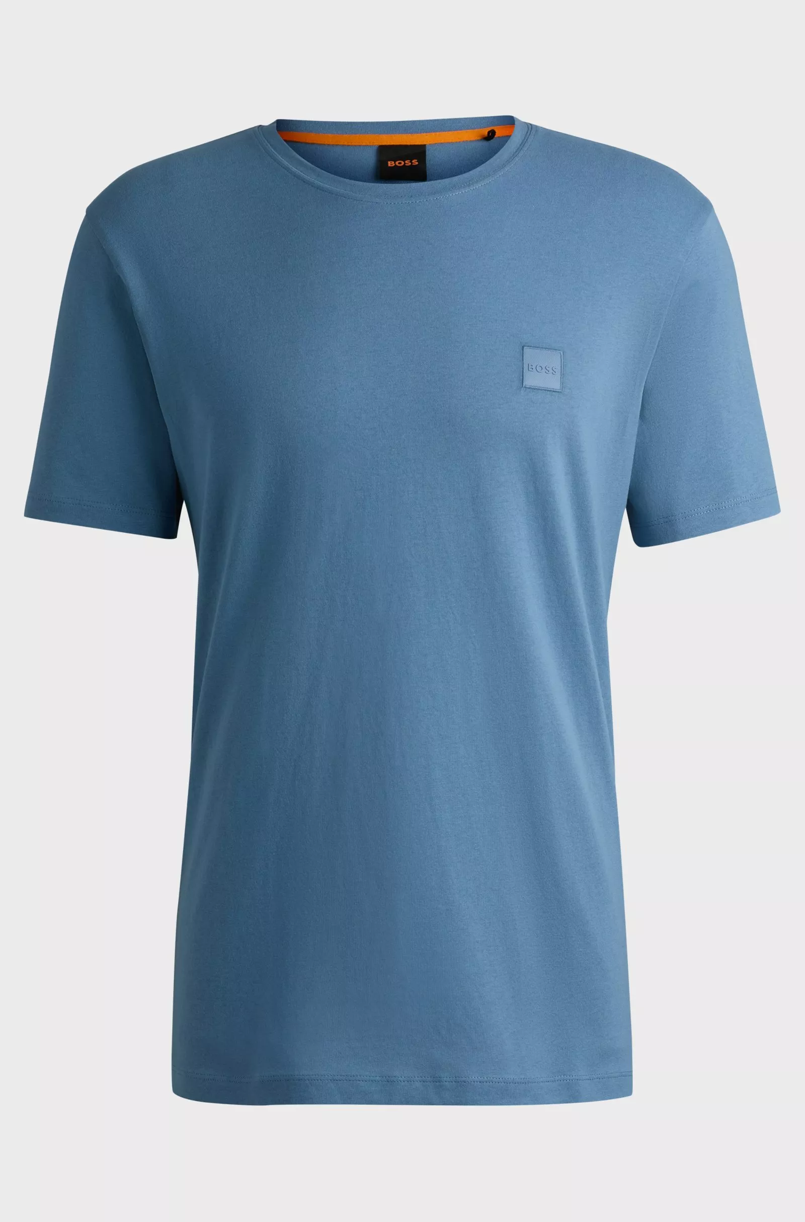 T-shirt en jersey de coton avec patch logoté