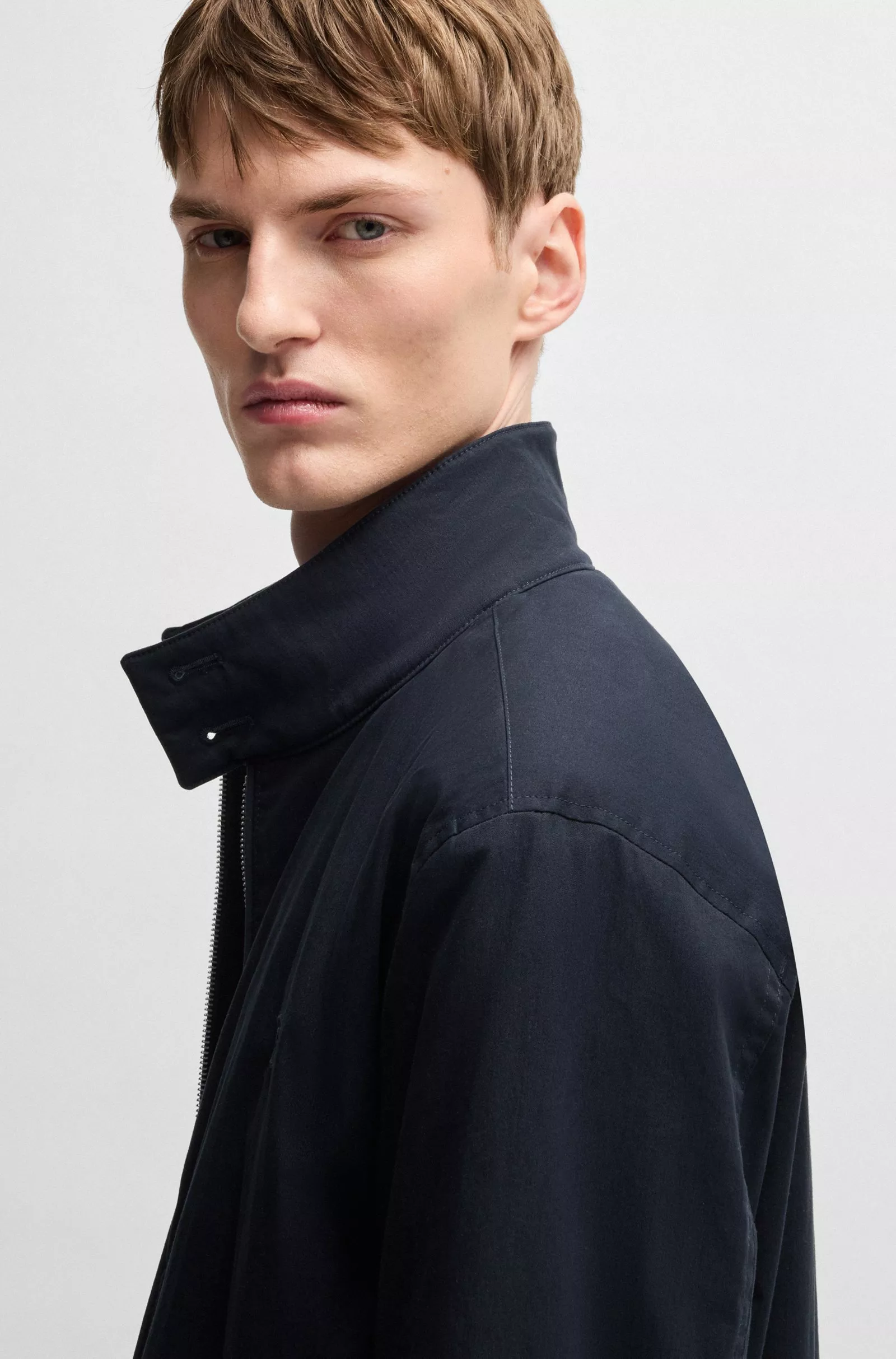 Veste en coton mélangé avec monogramme Double B