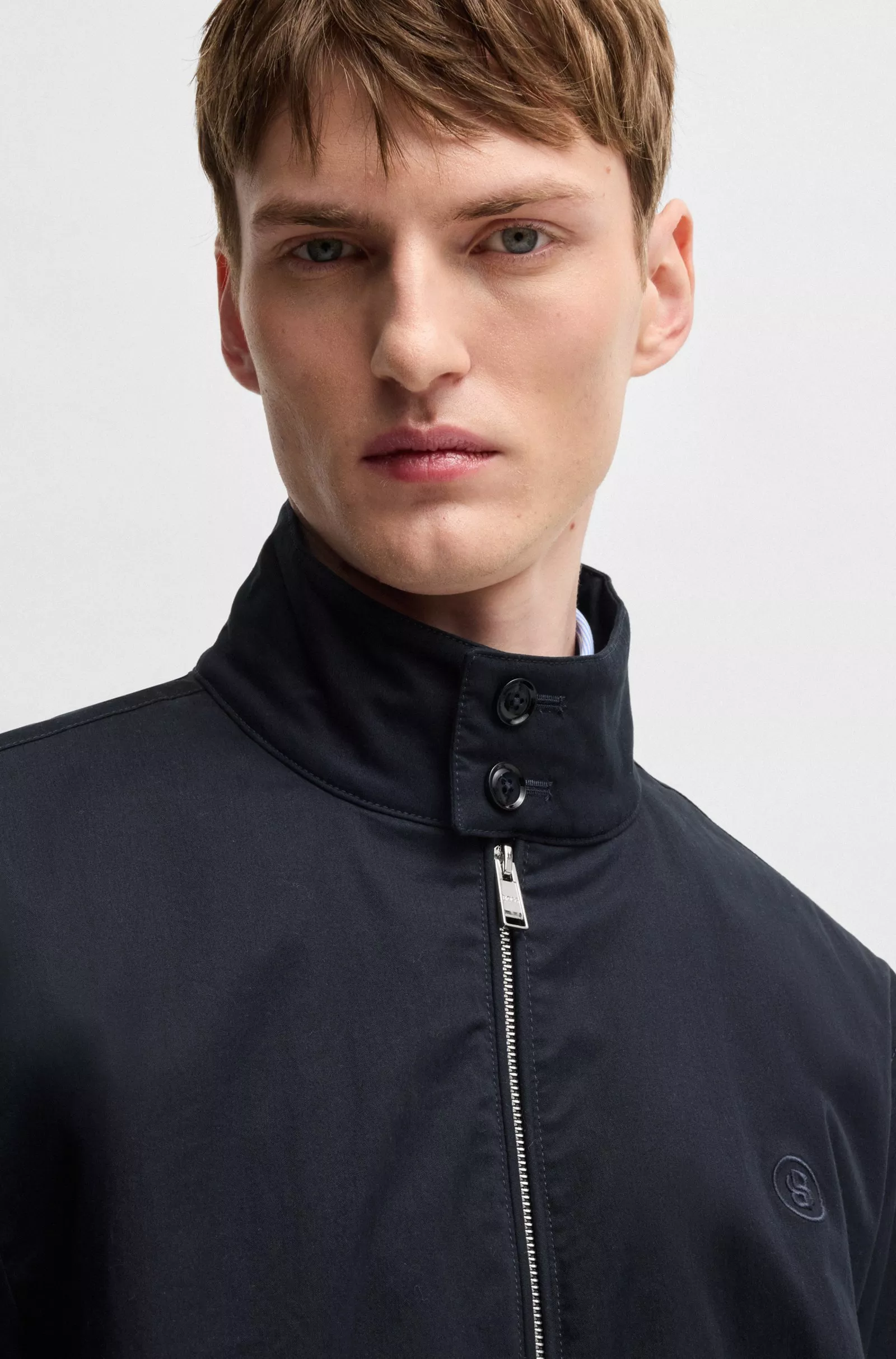 Veste en coton mélangé avec monogramme Double B