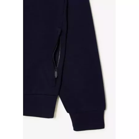 SWEATSHIRT JOGGER ZIPPÉ HOMME REGULAR FIT LACOSTE EN MOLLETON GRATTÉ