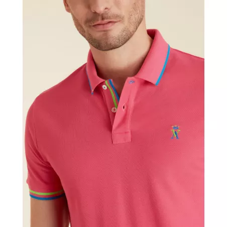 Polo à Détails Fluo