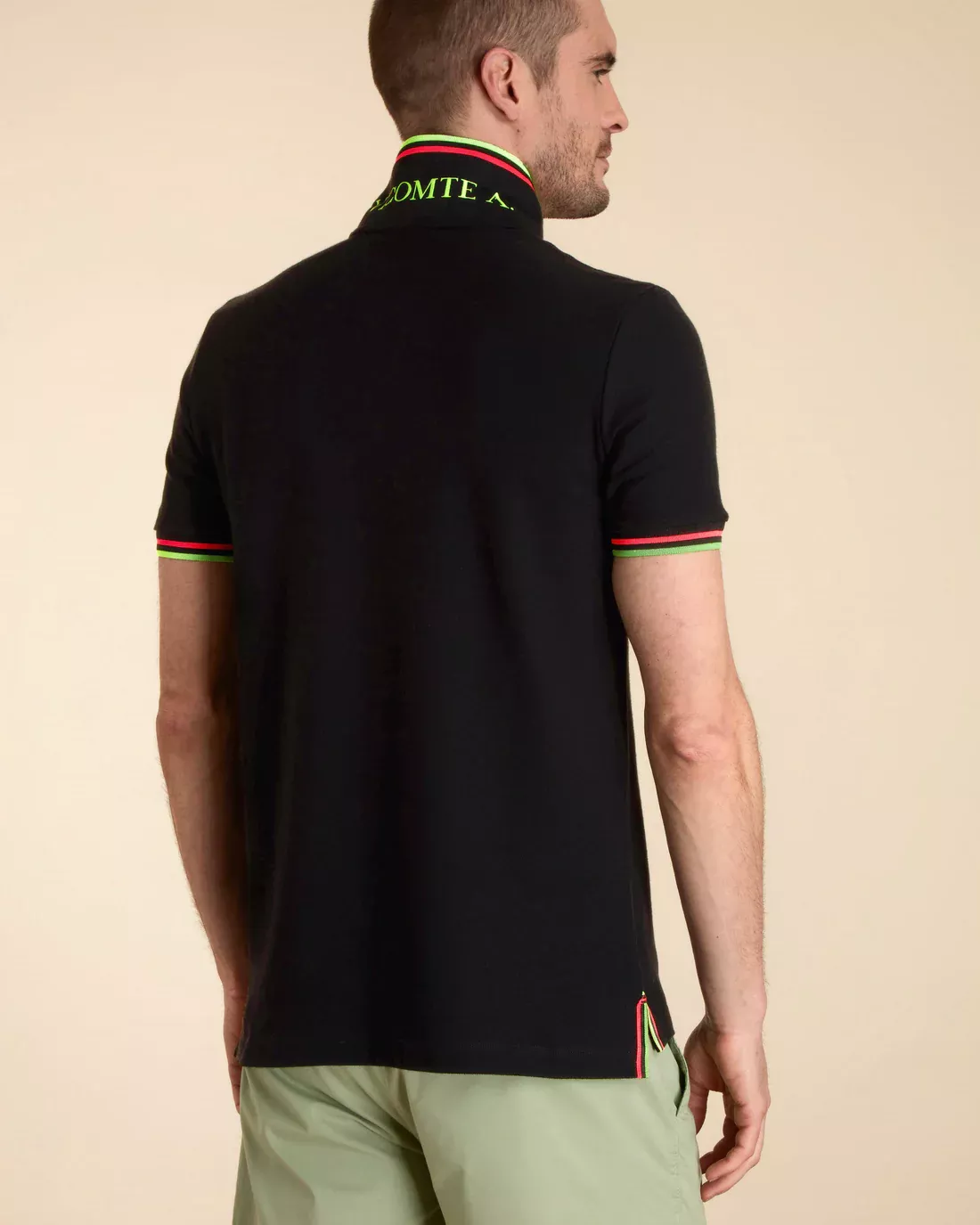 Polo à Détails Fluo
