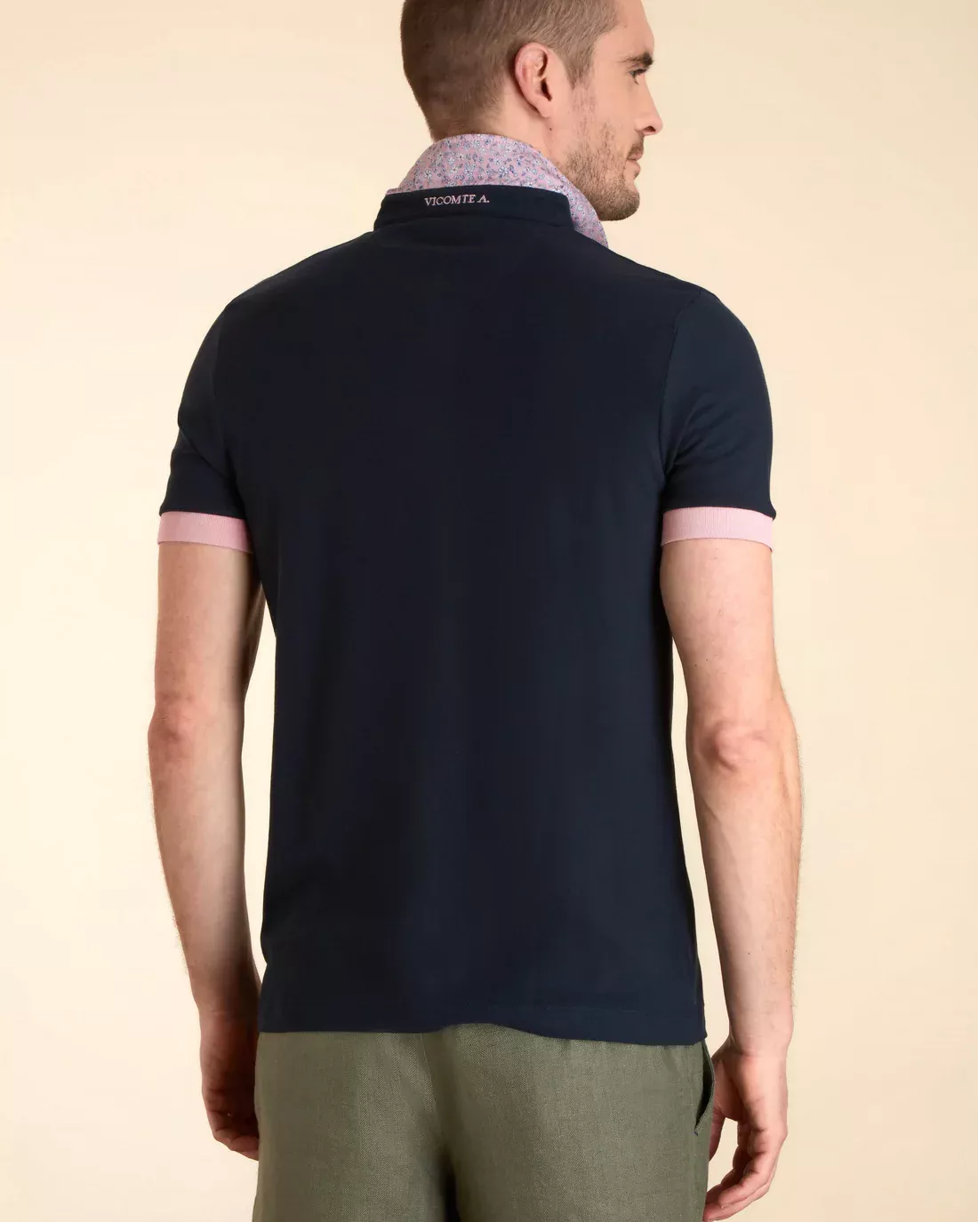 Polo à Détails Imprimé